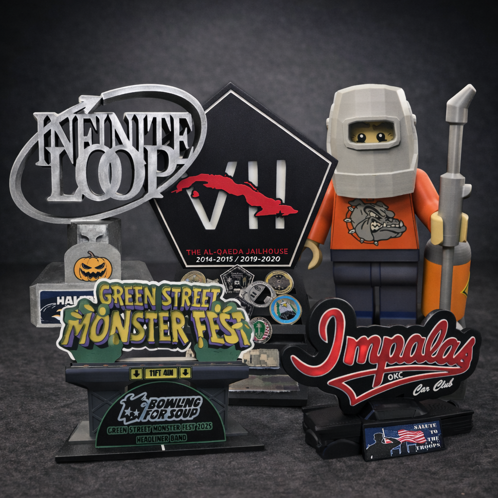 Fully Custom 3D Printed Award or Display Piece