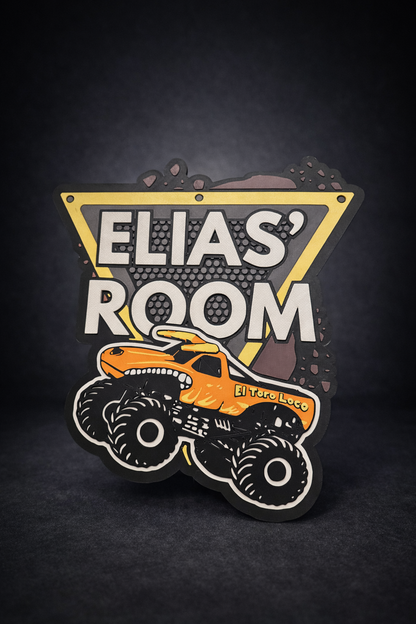 Custom Layered 3D Name Door Sign