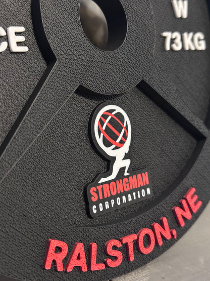 Custom Weight Plate Trophy – Personalized 3D Printed Award