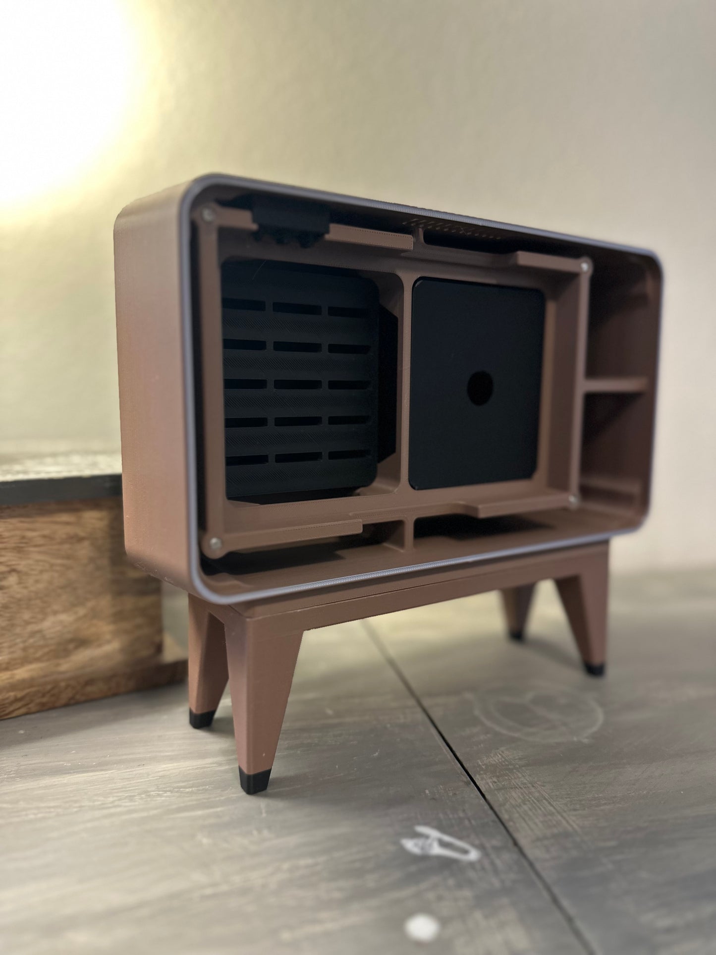 Retro TV Nintendo Switch Dock: 3D Printed Console Stand with Game Drawer