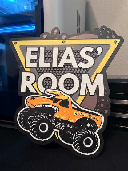 Custom Layered 3D Name Door Sign