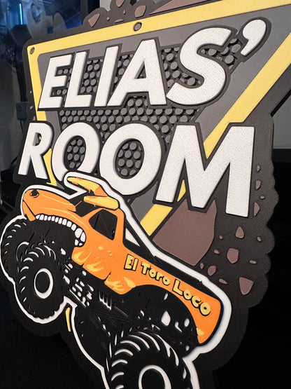 Custom Layered 3D Name Door Sign
